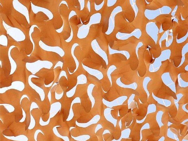 ΔΙΧΤΥΑ 00739 ΕΝΙΣΧΥΜΕΝΗΣ ΣΚΙΑΣΗΣ  6 x 6 ΕΡΗΜΟΥ ( ΜΠΕΖ- ΚΑΦΕ)